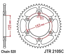 zebatka-napedzana-jt-jtr210-50sc