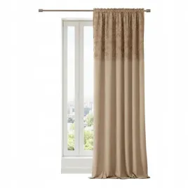 zaslona-welurowa-zabki-tunel-gladka-bezowa-250-x130-cm-glamour-gotowa