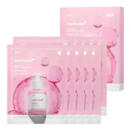 medicube-pdrn-pink-collagen-maska-w-placie-zestaw-10-sztuk