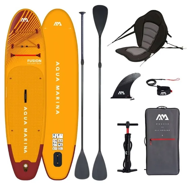 Deska SUP Aqua Marina FUSION iSUP 10'10" 330x81x15cm PEŁNY ZESTAW