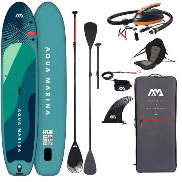 Deska SUP Aqua Marina Super Trip 12'6" Essential rodzinna dwa wiosła 2 w 1
