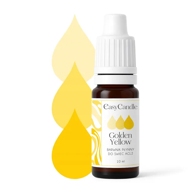 Barwnik płynny do świec ACL2 UFIGREEN Golden Yellow Żółty 10 ml