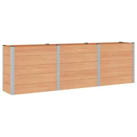 podniesiona-rabata-ogrodowa-brazowy-300-x-50-x-91-cm