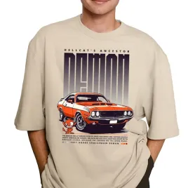 koszulka-t-shirt-migdalowy-oversize-prezent-demon-american-classic-car-m