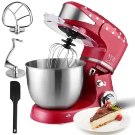 mikser-planetarny-robot-kuchenny-kalorik-m-3014-czerwony-w-biale-kropki