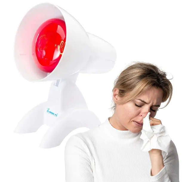 LAMPA LECZNICZA PODCZERWIEŃ SOLLUX IR 100W REGULACJA TERAPIA DOMOWA