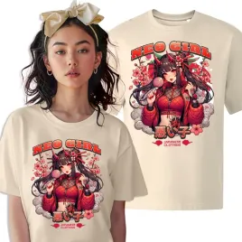 koszulka-t-shirt-damska-migdaowa-neo-girl-japan-anime-bawelna-jakosc-rozm-m