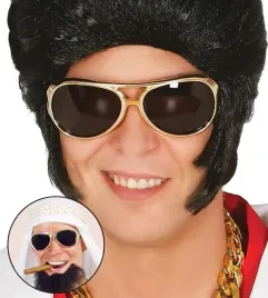 okulary-zlote-aviator-pilotki-do-stroju-ciemne