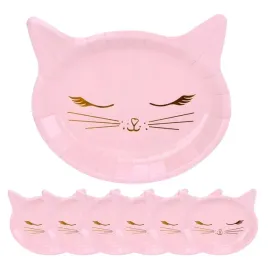 talerze-talerzyki-papierowy-kotek-kot-rozowy-pastelowy-22cm-6szt