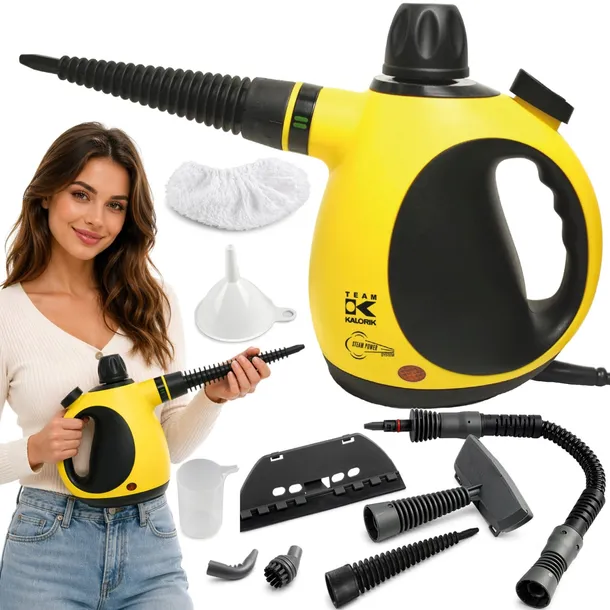 MYJKA PAROWA CZYŚCIK PAROWNICA 3,5 BARA 1050W DO OKIEN FUG PLAM TAPICERKI