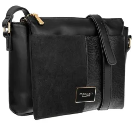 torebka-czarna-listonoszka-monnari-logo-3-komory-crossbody