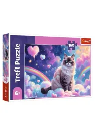 puzzle-160-domowy-kotek-kot-trefl-13327