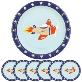 talerze-talerzyki-papierowe-okragle-niebieskie-samolot-18cm-6szt