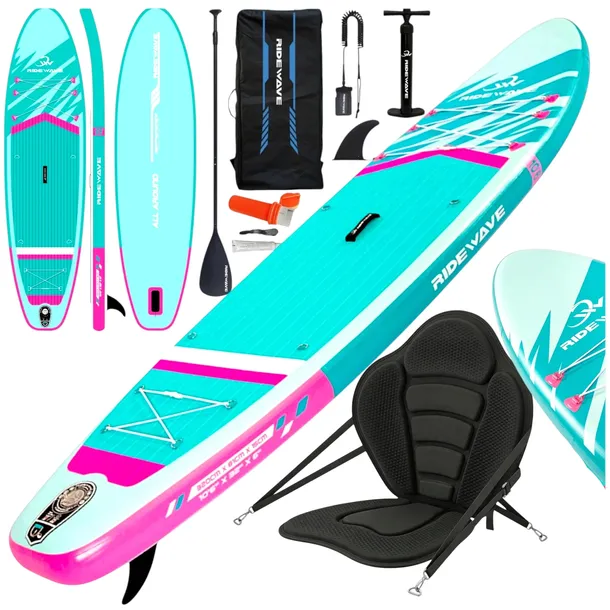 Deska SUP RIDEWAVE ALL AROUND 320 (10'6), uniwersalne + SIEDZISKO