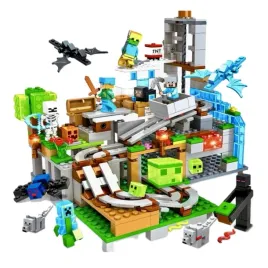 klocki-minecraft-gorska-jaskinia-kopalnia-led-prezent-swieta-mikolaj