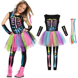 kostium-stroj-przebranie-dla-dziewczynek-szkielet-halloween-s-102-115-cm