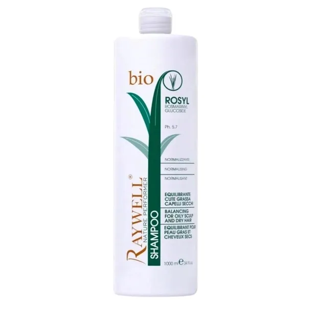RAYWELL BIO ROSYL Szampon Równoważący do Włosów PRZETŁUSZCZAJĄCYCH 1000ml