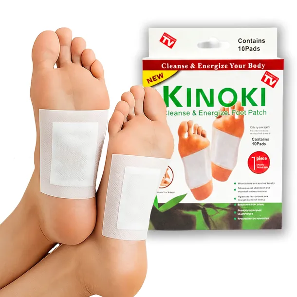 KINOKI plastry oczyszczające z toksyn wyszczuplające detox medycyna naturalna x 10