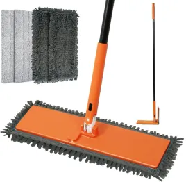 mop-plaski-obrotowy-skladany-do-podlug-4-nakladki-pomaranczowy-132-cm
