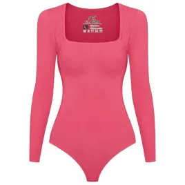 damskie-body-z-dlugim-rekawem-prazkowane-sportowe-bezszwowe-rozowe-l