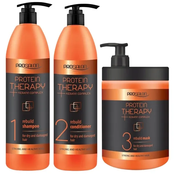 CHANTAL PROSALON Maska do włosów PROTEIN THERAPY regeneracja 1000g