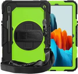etui-do-samsung-galaxy-tab-s8-s7-11-z-paskiem-na-ramie-zielone