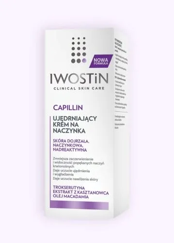 IWOSTIN CAPILLIN Duo Krem ujędrniający na naczynka, 40ml