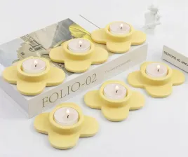 hofferruffer-swieczniki-ceramiczne-w-ksztalcie-kwiatu-zestaw-6-sztuk-zolte