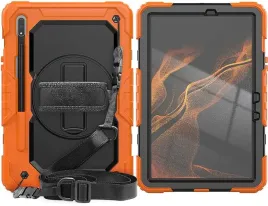 etui-do-samsung-galaxy-tab-s8-s7-11-z-paskiem-na-ramie-pomaranczowe