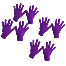 rekawiczki-zimowe-fioletowe-zestaw-8-sztuk-unisex-cieple-elastyczne-m