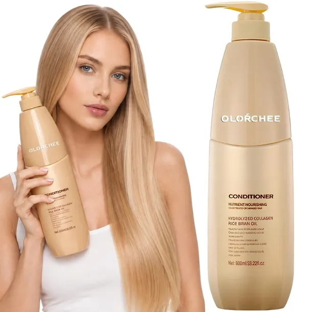 OLORCHEE Collagen Odżywka NAWILŻAJĄCA do Włosów z KOLAGENEM 800ml