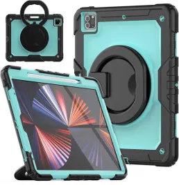 etui-do-ipad-pro-5-4-3-12-9-z-podstawka-i-paskiem-na-ramie-zielone