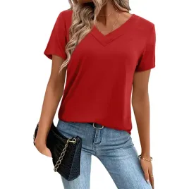 damska-bluzka-z-krotkim-rekawem-tunika-elegancka-letnia-czerwona-xxl