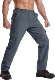 meskie-spodnie-mysliwskie-softshell-wodoodporne-ocieplane-szare-2xl