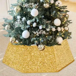 oslona-choinkowa-pierscien-dekoracyjny-elegancki-blyszczacy-zloty-80-cm