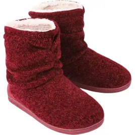 damskie-kapcie-domowe-botki-pluszowe-cieple-wygodne-bordowe-40-41-eu