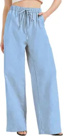 spodnie-damskie-letnie-dlugie-szerokie-nogawki-bawelna-len-niebieskie-xl