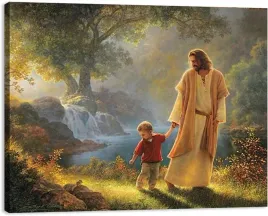 obraz-jezus-trzyma-moja-dlon-dekoracyjny-w-ramie-religijny-40x60-cm