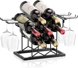 stojak-na-wino-wolnostojacy-na-8-butelek-metalowy-czarny-32x20x29-cm