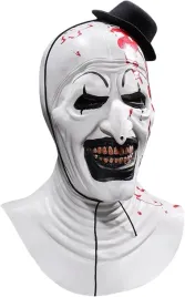biala-maska-klauna-horror-kostium-terrifier-straszna-realistyczna-lateksowa