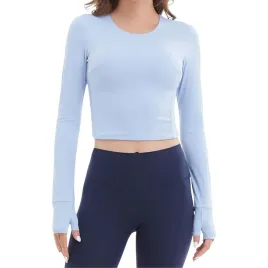 damska-koszulka-sportowa-fitness-dlugi-rekaw-oddychajaca-niebieska-xl