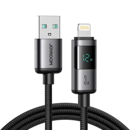kabel-przewod-z-wyswietlaczem-usb-a-iphone-lightning-3a-1-2m-czarny