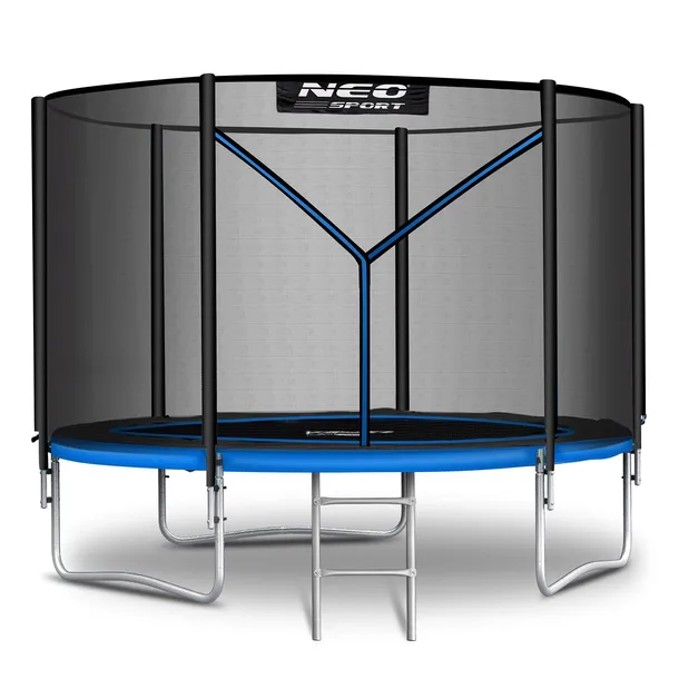 Trampolina ogrodowa dla dzieci 183cm 6ft DRABINKA SIATKA Neo-Sport
