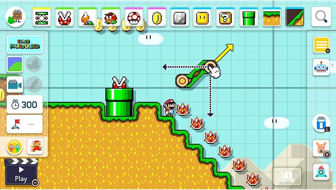 super-mario-maker-2-gra-nintendo-switch-stan-nowy