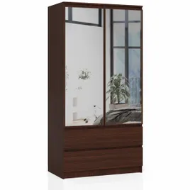 szafa-s-90cm-2-drzwi-2-szuflady-2-lustra-wenge