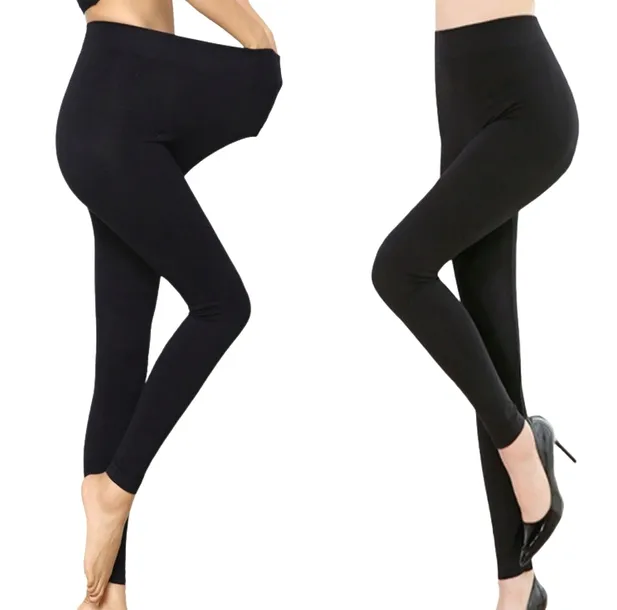 Leginsy Damskie Bambusowe Legginsy Sportowe Getry Z Wysokim Stanem 3XL/4XL