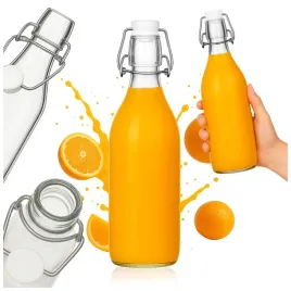 butelka-szklana-1l-korek-mechaniczny-na-mleko-sok-wode-lemoniade-do-napojow