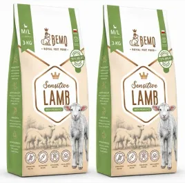bemo-sensitive-adult-m-l-lamb-jagniecina-hipoalergiczna-2x3kg