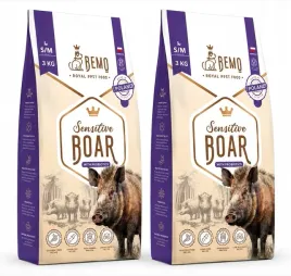 bemo-sensitive-adult-s-m-boar-dzik-monoproteinowa-hipoalergiczna-2x3kg
