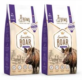 bemo-sensitive-adult-m-l-boar-dzik-monoproteinowa-hipoalergiczna-2x3kg